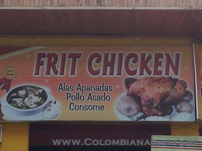 repollo "rechicken", pollo frito..... 
